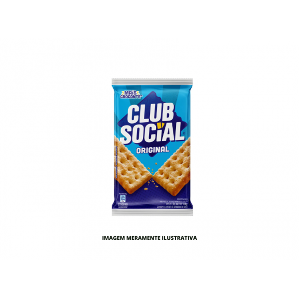 BISCOITO - CLUB SOCIAL - 24g ORIGINAL - DP6